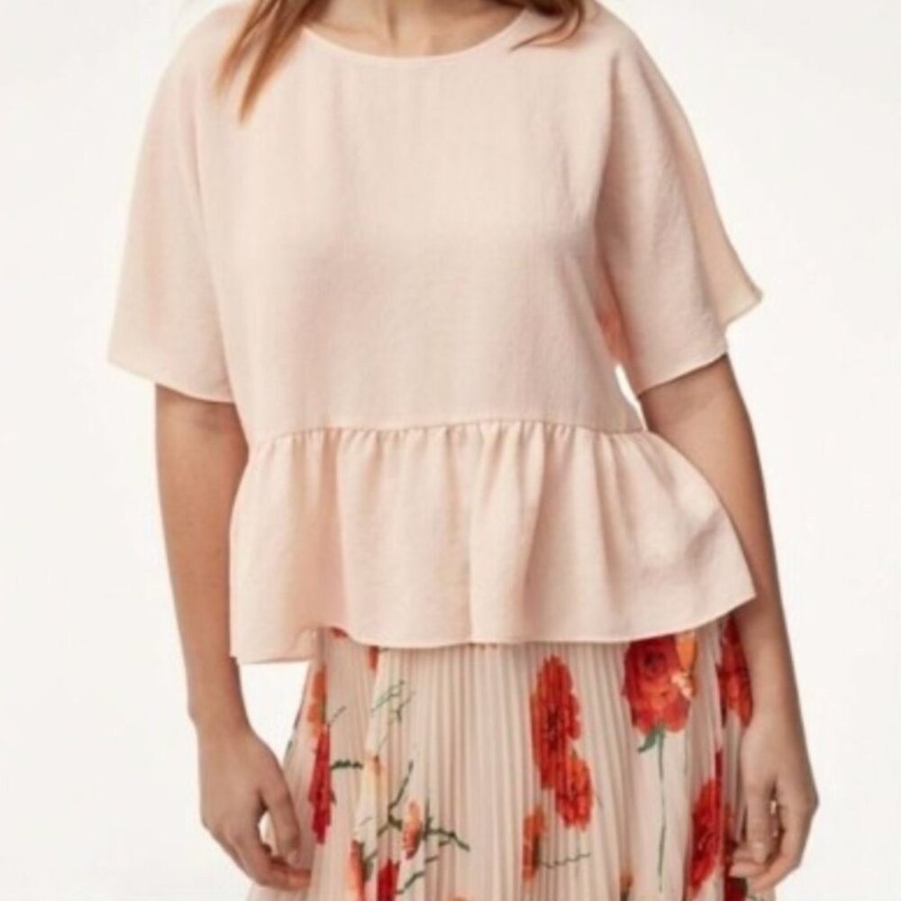 Wilfred Macee Peplum Babaydoll Blouse